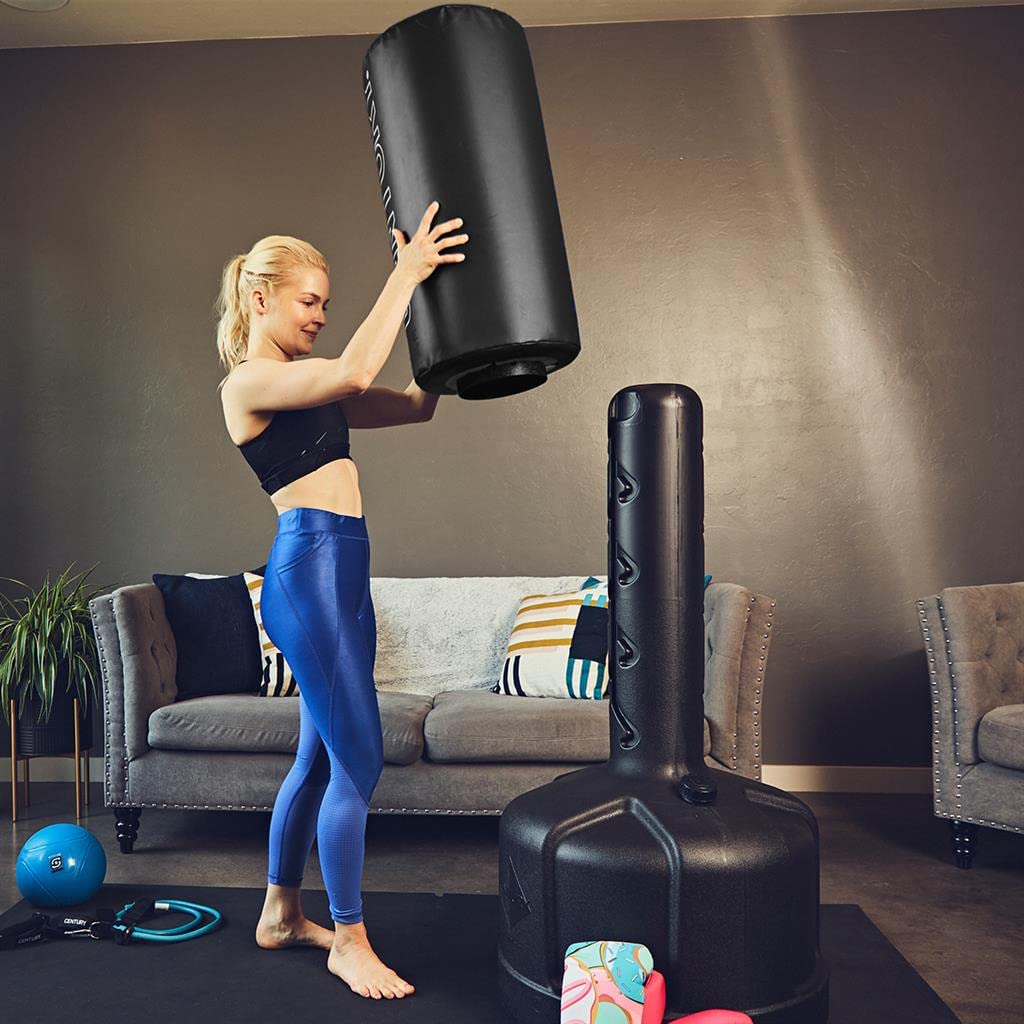 Century BOB XL & Wavemaster Combo | Ships in Two Boxes | Freestanding Punching Bag with Extra Large Punching Dummy | Adult Boxing Training Equipment | Punching Bag Stand with Head & Torso Mannequin
