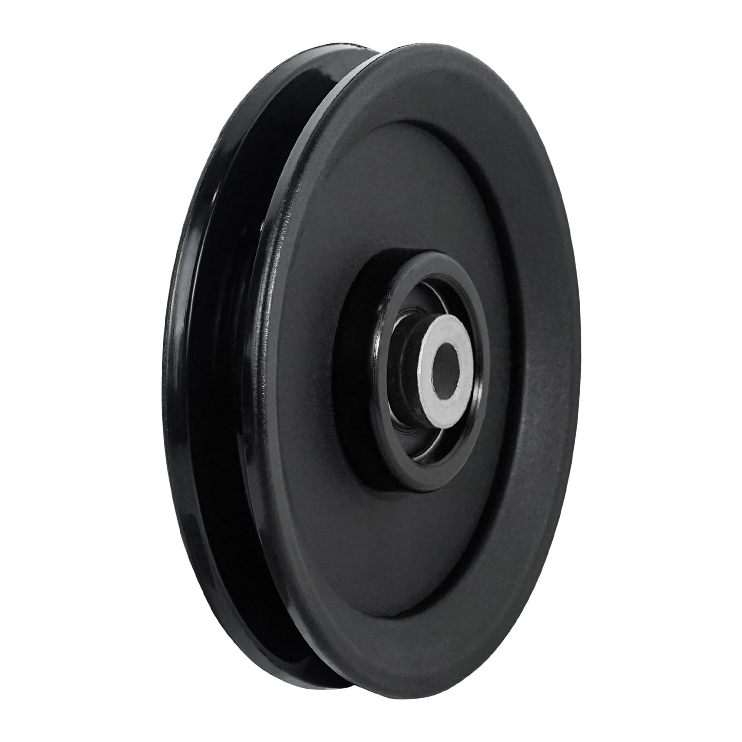 Luwint 115mm/4.5” Bearing Pulley Wheel, 1 Pcs Pulley Replacement Home Gym System Equipment Parts Cable Machine
