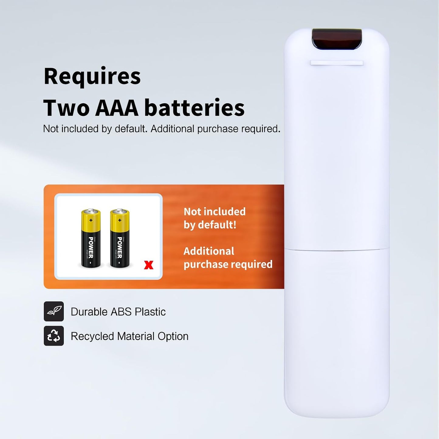 Snrigw YG300 YG210 Replacement Remote Control for ZDK Wielio Meer ARTSEA Home Entertainment Mini Projectors(White)