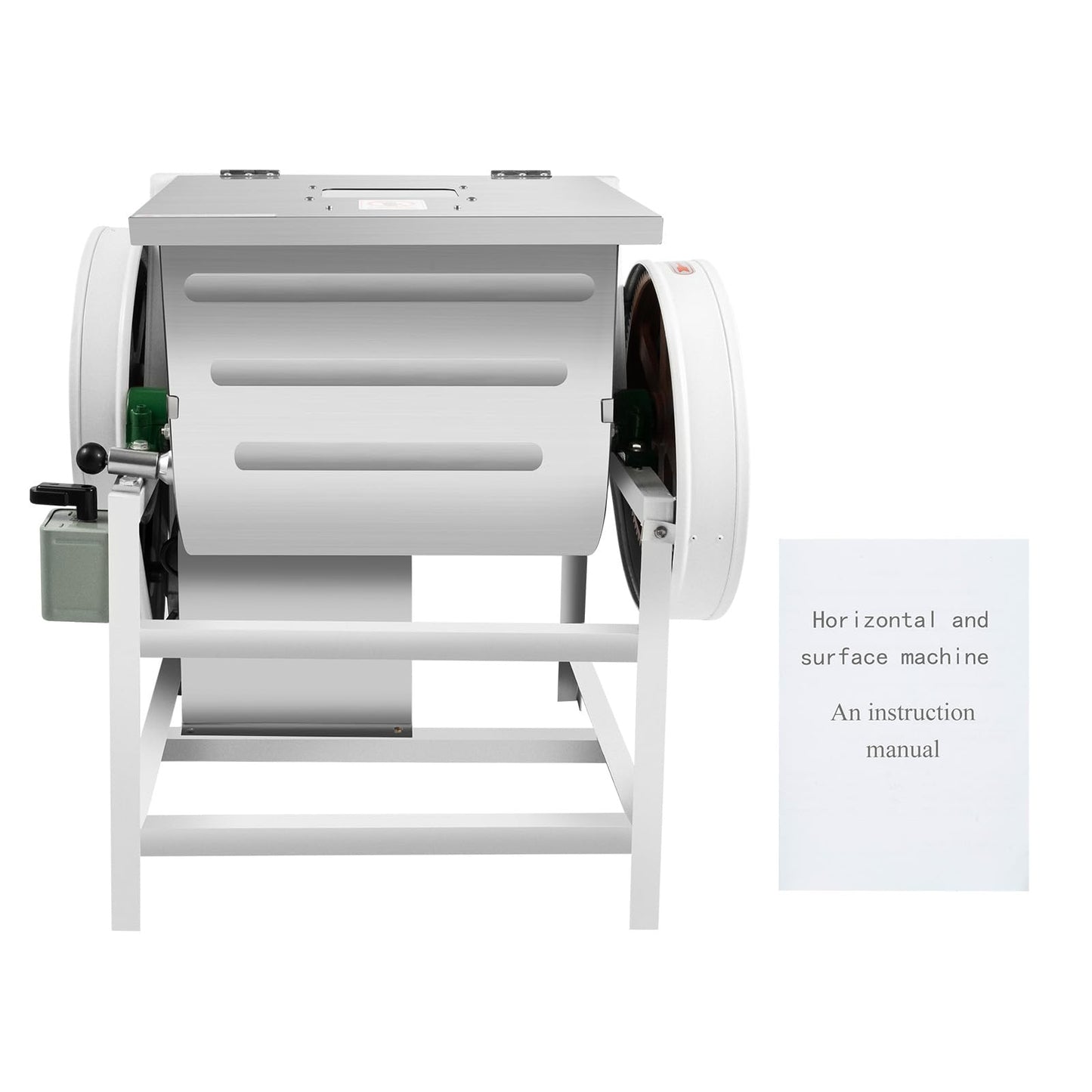 Commercial Dough Mixer Big Electric Flour Mixing Machine 1500W 30QT Large Capacity Heavy Duty Dough Kneading Machine with 90° Tilt Bowl, Dual Rotation for Bakeries, Pizzerias, Restaurants