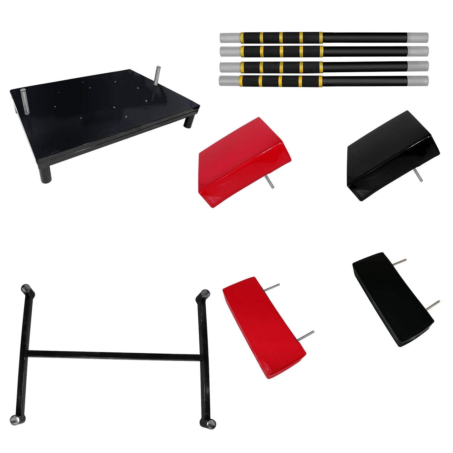 INNOLIFE Standard Arm Wrestling Battle Table with Strap,Professional Wrist Strength Training Support Plate
