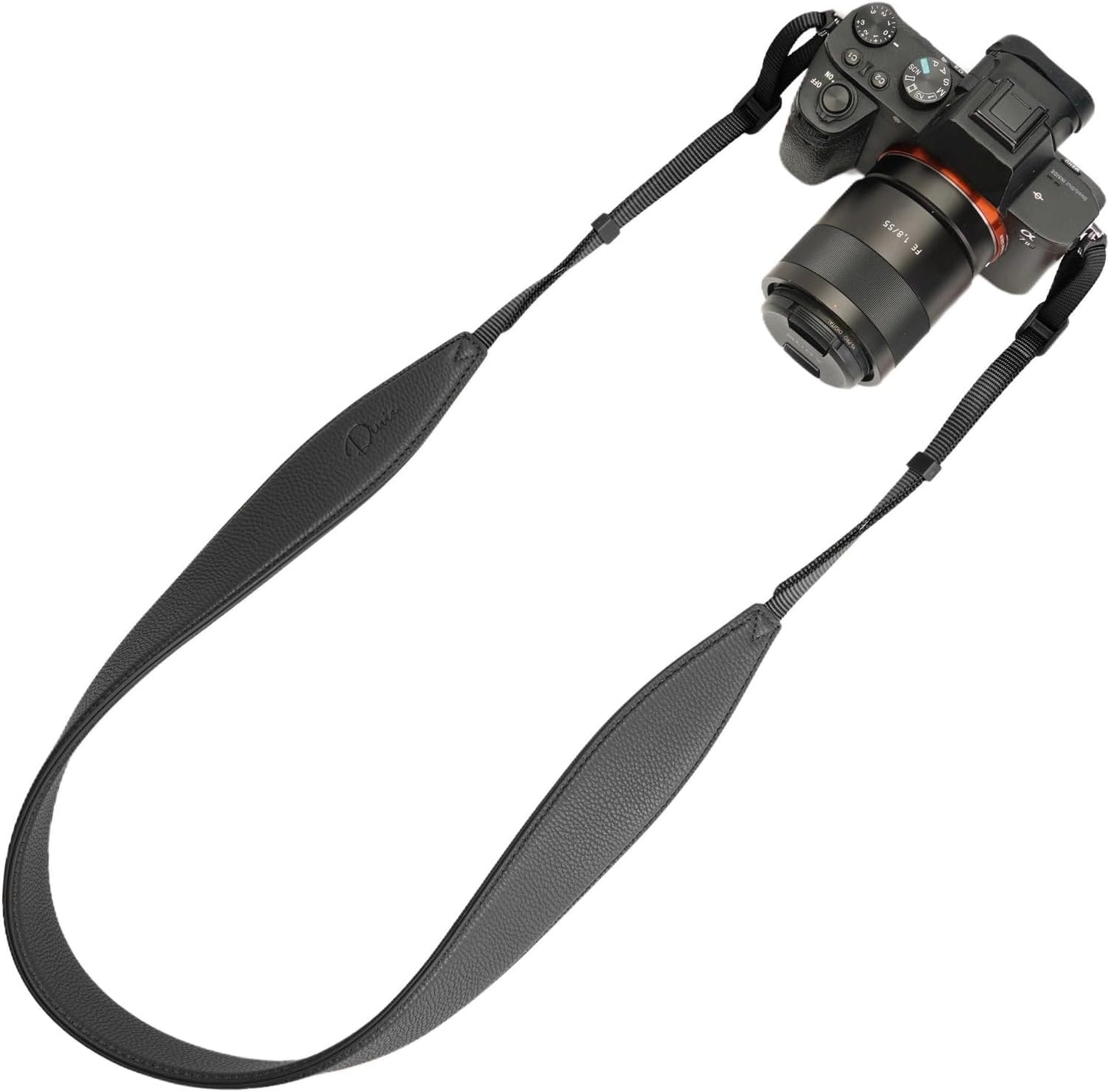 1.8-Inch Stylish PU Leather Camera Strap for Canon, Nikon & Sony