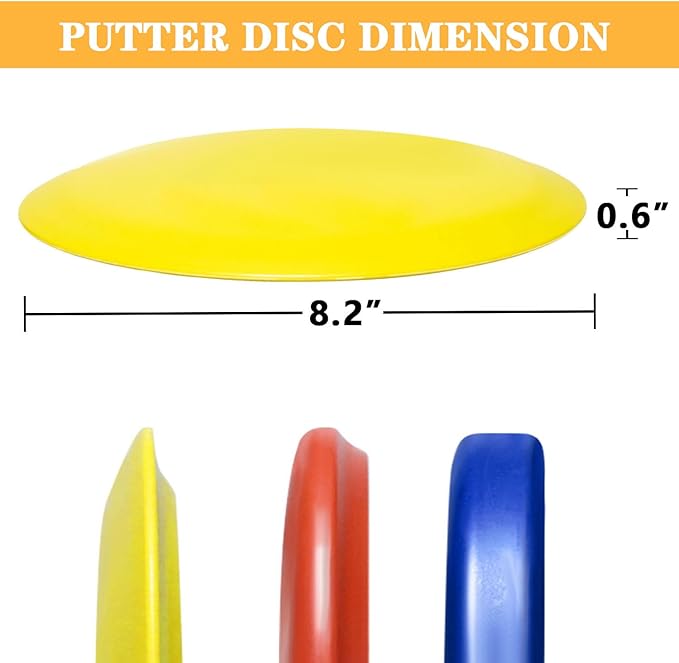 Disc Golf Driver | Flying Golf Discs Set of 6 for Beginners – DIY Your Discs