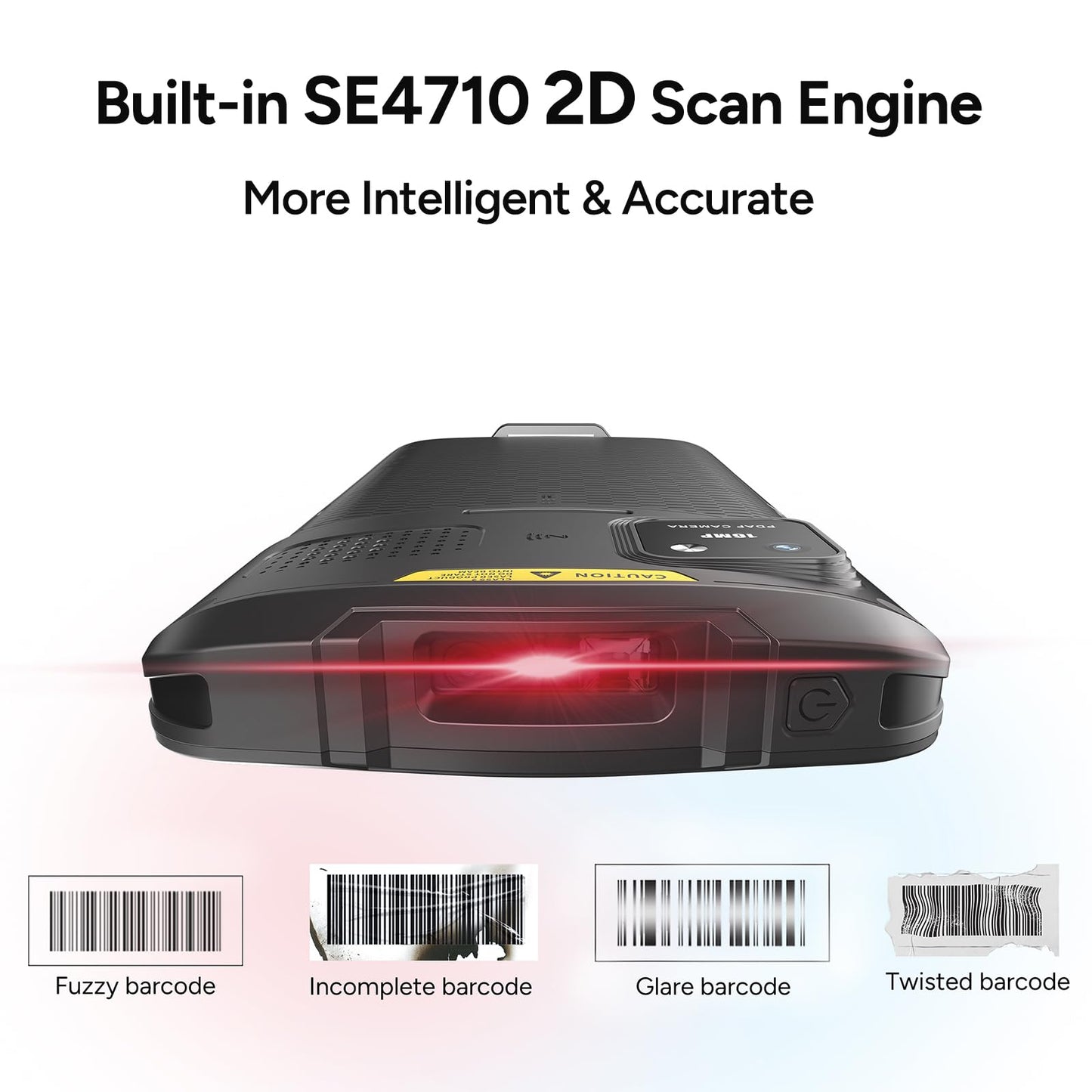 MEFERI ME61 Android Barcode Scanner with Pistol Grip and Charging Cradle, Equip SE4710 Scan Engine, PDA Handheld Mobile Computer, 1D 2D QR, Wi-Fi 4G BT GPS NFC, 6" Full-Screen, PDA for WMS