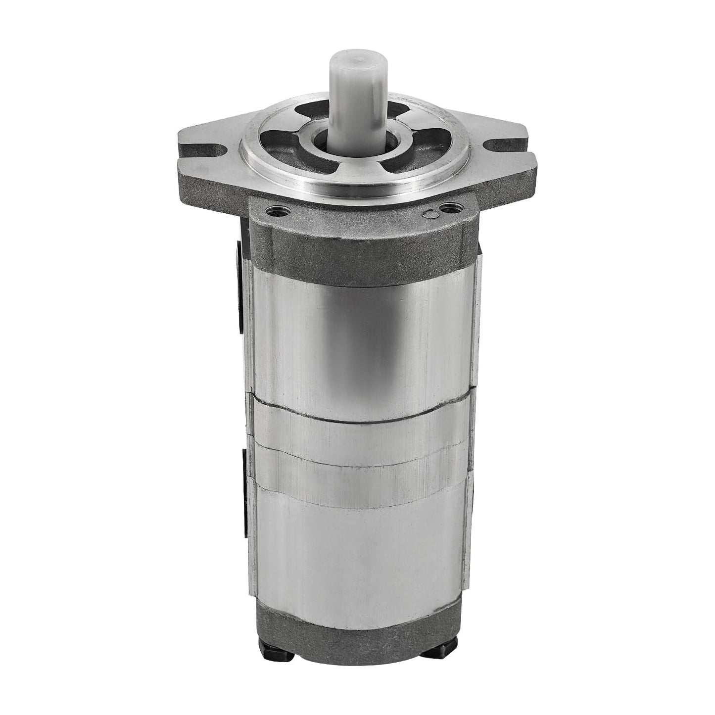 NEW HGP‑33A‑F4/4R Hydraulic Gear Pump Shaft 15.87mm 5/8" 25MPa 1800RPM Hydraulic Tandem Double Gear Pump Keyed Shaft for Mini Excavator Lifting Agricultural Machinery Inlet 3/4" Outlet 1/2"
