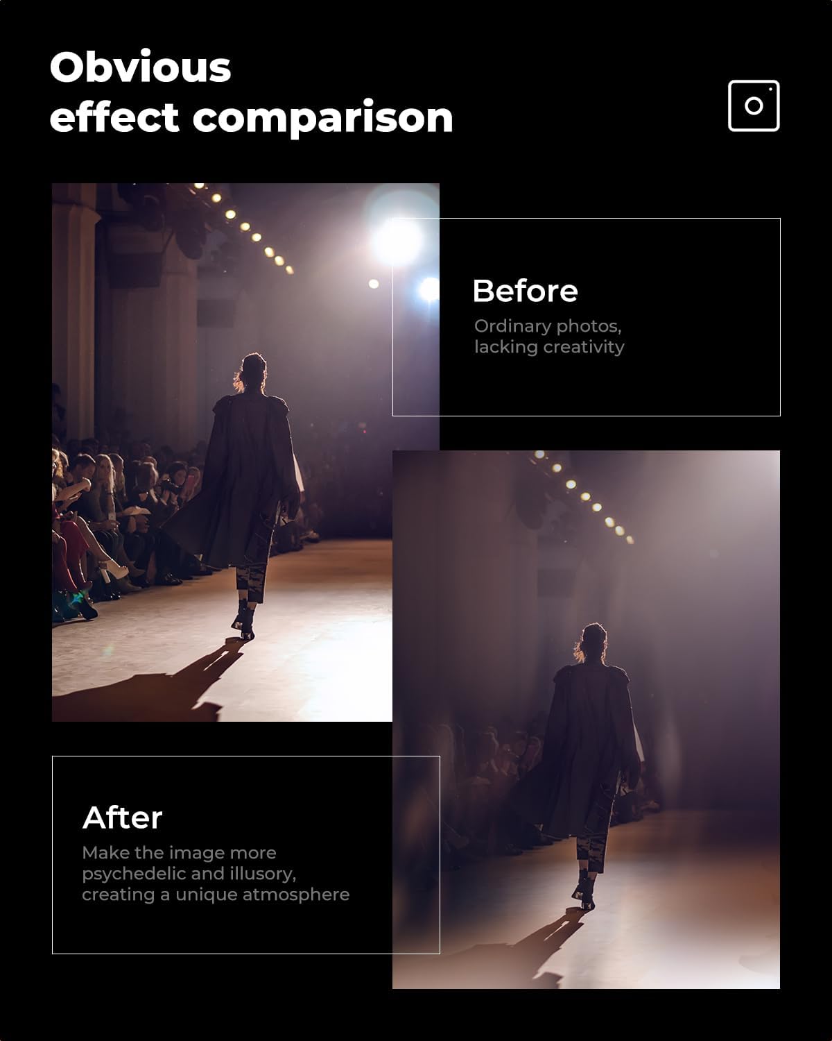 K&F CONCEPT 67mm Center Field Split Diopter Effect Filter Keeps The Focus, Multi-Layer Coated Subjects Center Opening