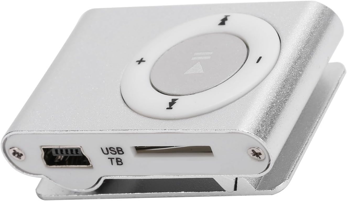 Ejoyous MP3 MP3 8GB Music Player with Clip, Potable Audio Player with Earphone Mini Digital Music Media Player Lossless