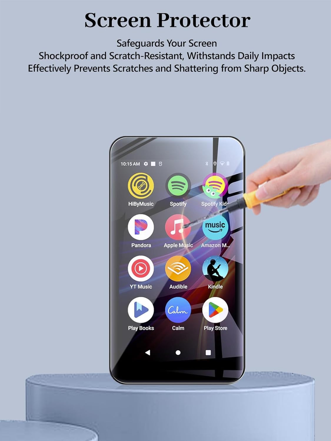 Arxonis 5-Pack G5 MP3 6H Screen Protector for Innioasis Player, Hardness Tempered Glass, Anti-Fingerprint,Anti-Scratch