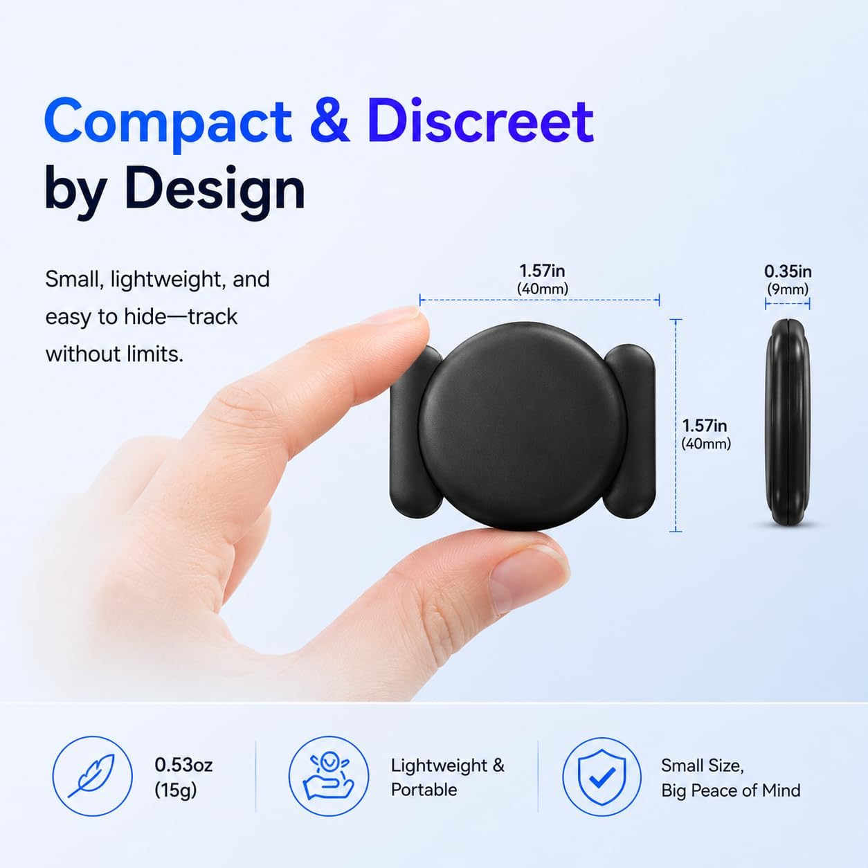 JNLIK GPS Tracker for Vehicles,Magnetic Waterproof Car Tracker, No Monthly fees, Mini Portable GPS Tracker for Cars