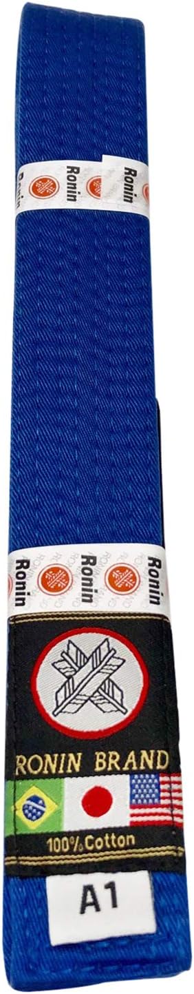 Ronin BJJ Gi Belt – Brazilian Jiu Jitsu Belt - Poly/Cotton Fabric