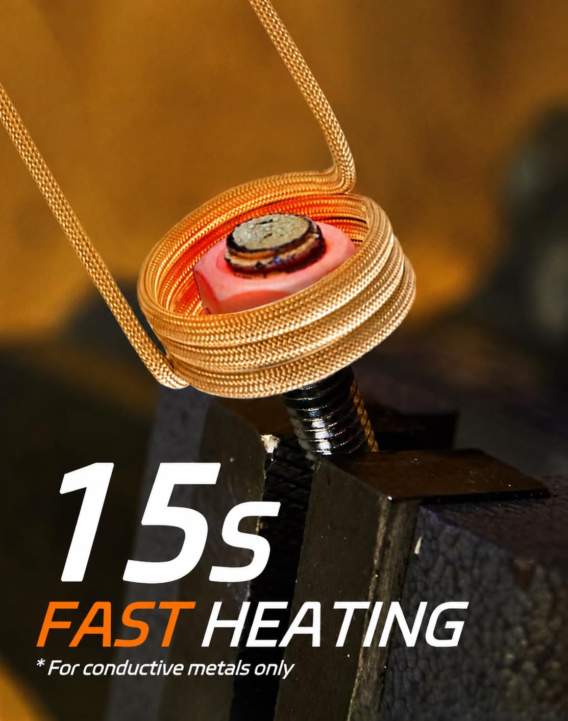 Solary Induction Heater Bolt Removal, 1200W 110V Magnetic Induction Heater Kit for Rusty Screw Removing, Nut Buster Tool with 3 Coils, HVAC Heater & Accessories