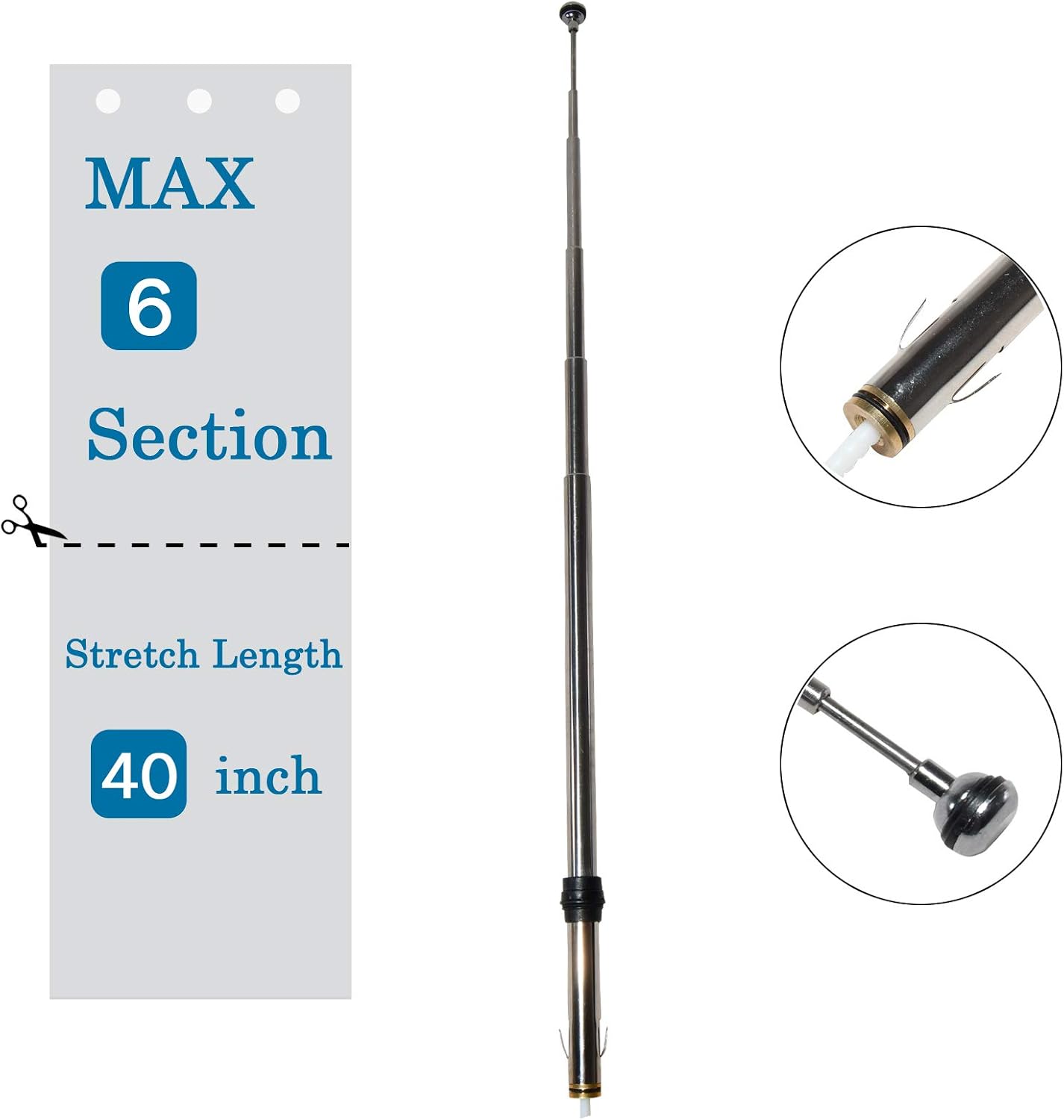 Anina 1990-2010 ES250-ES300-GS300-LS400-SC300-SC400-SC430 Power Antenna Mast Compatible with Lexus Aftermarket Antenna