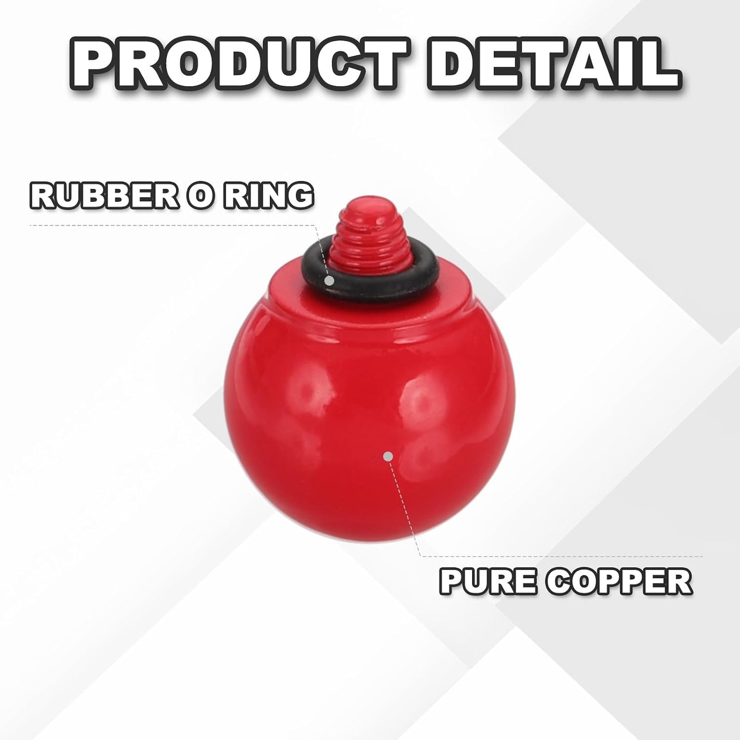 2 Pack 10mm XT5 XT30 XT20 XT4 XE2 XE4, PATIKIL Camera Shutter Button, Ball Shape Shutter Release Buttons Pure Copper