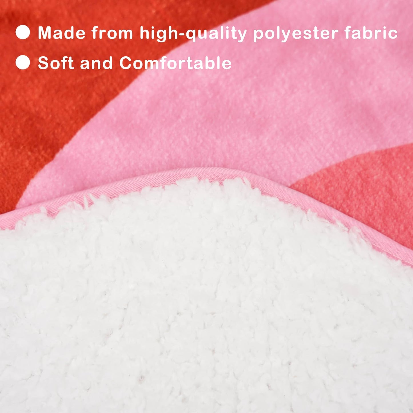 QIONG MENG Valentines Heart Tree Skirt Valentine‘s Day Tree Mat Decorations Valentine's Day 48 Inch Pink Decor for Home