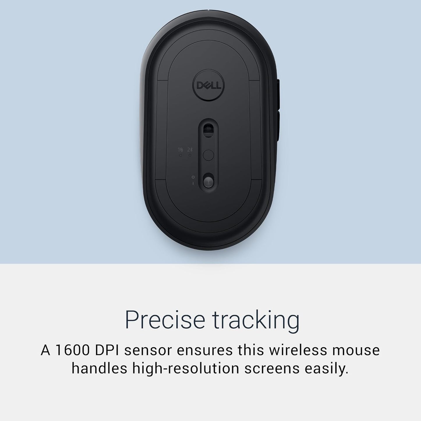 Dell MS355 Programmable 250Hz, 3-Year Silent Mouse - Scroll Wheel, Secure Dual-Mode Connectivity, Adjustable DPI