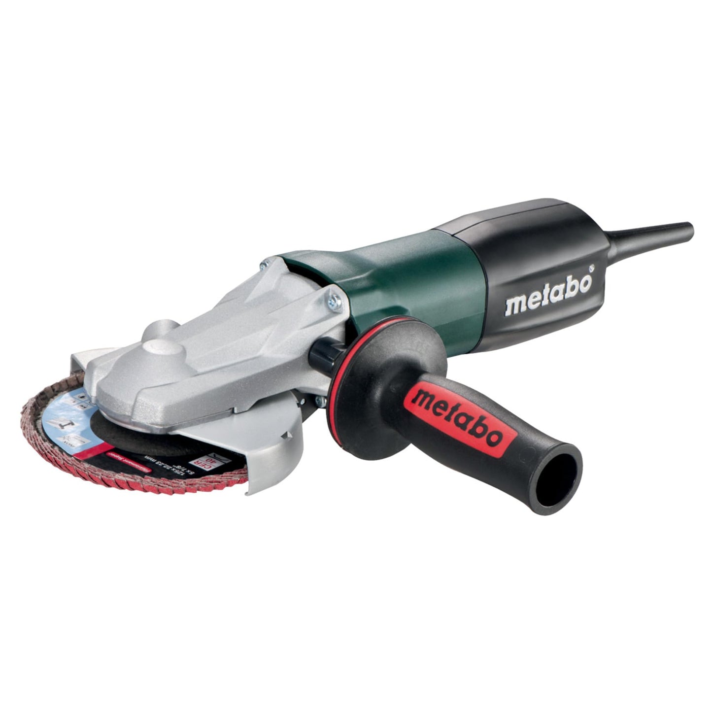 Metabo Quick 6-Inch Flat Head Grinder | 13.5 Amp with Lock-On | WEF 15-150