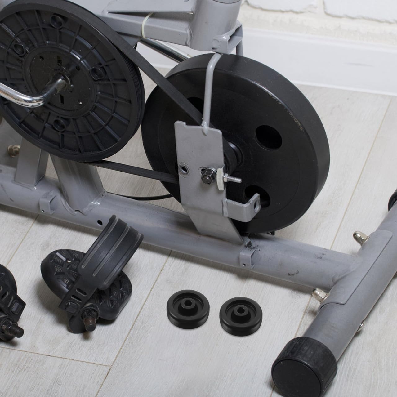 NAMOARLY Fitness Equipment Roller Wheels 2.16 Inch Universal Gym Roller Accessories for Smooth Mobility and Easy Storage Compatible with Treadmills and Bikes