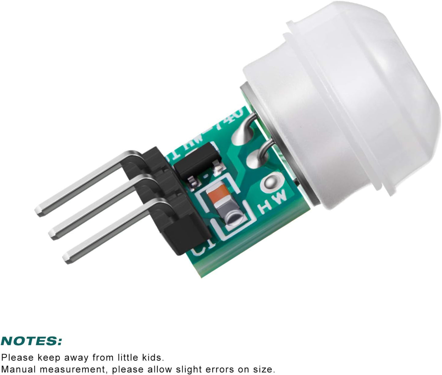 Weewooday 10 Am312 2.7v 12v Pieces Pir Sensor Mini Pir Motion Sensor Infrared Human Body Pyroelectric Infrared Motion