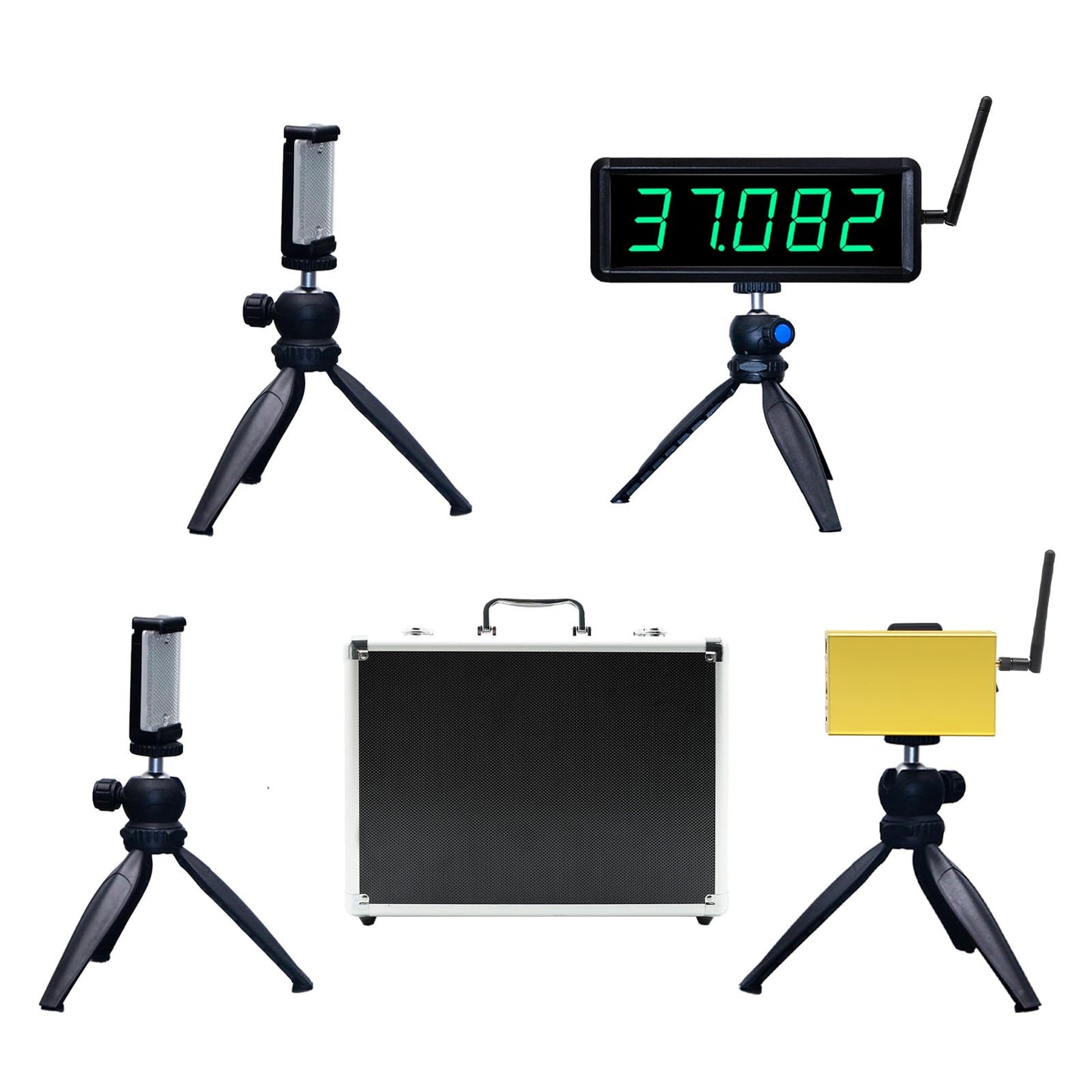 Wireless Laser Timer for Sprints with Battery Powered,Track Timer System for Race Clock,Sprint Timing System for 40 60 Track Yard Dash,Electronic Stopwatch for Speed Training/Running