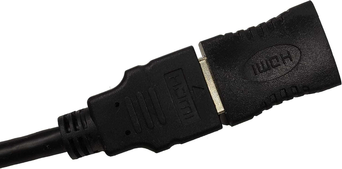 E-LinkMore 4K@60Hz 2PCS Hdmi Adapter Female to Female Extension Cable Connector Full HD