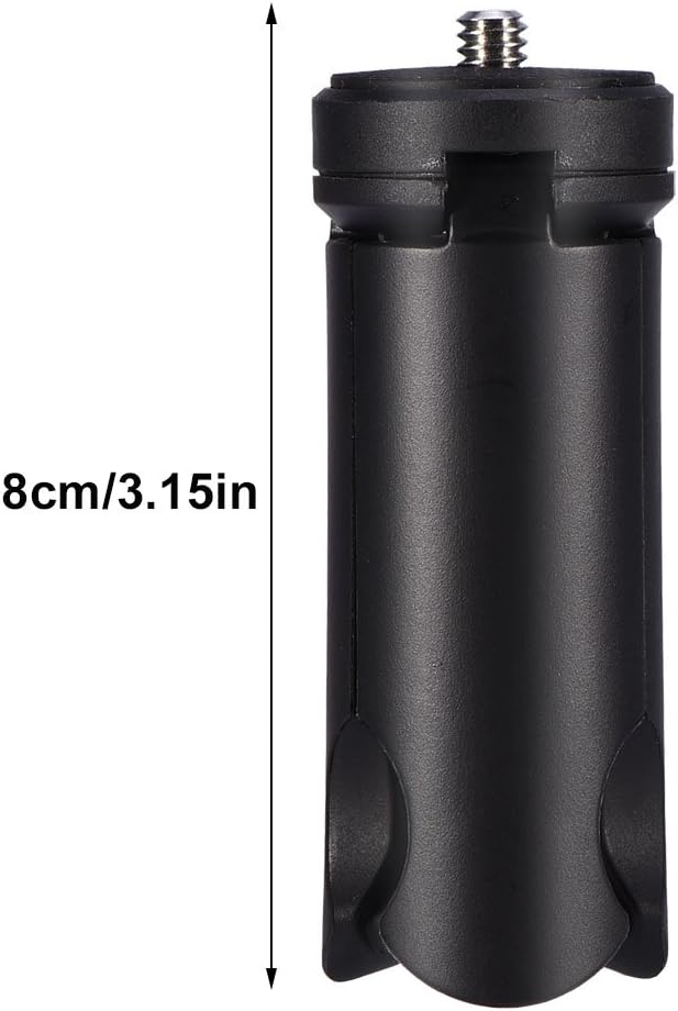 CCYLEZ Camera Tripod Stand Mount, Compact Desktop Tabletop Stand Mini Tripod Black, Portable Mini Tripod Stand Mount