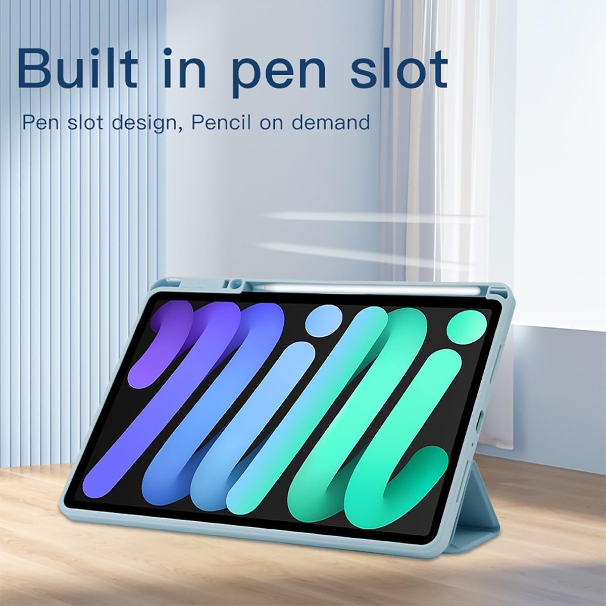 yixinA 10.3 2022 for Oppo Pad Air Smart Tablet Cover Case,Slim Protective Folio Shell Cover,Could Multi-Angle Viewing
