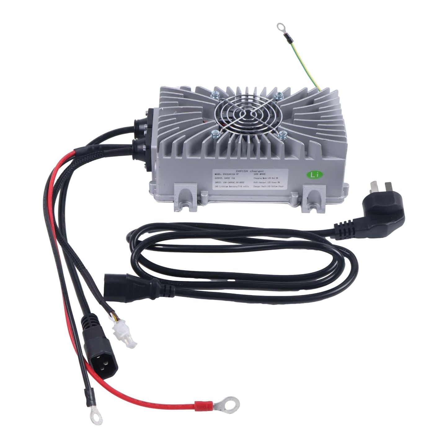 Svyoroo 24V 15A Battery Charger ESCH24V15A 1130-510000-00 Compatible with Big Joe Electric Pallet Jack E30