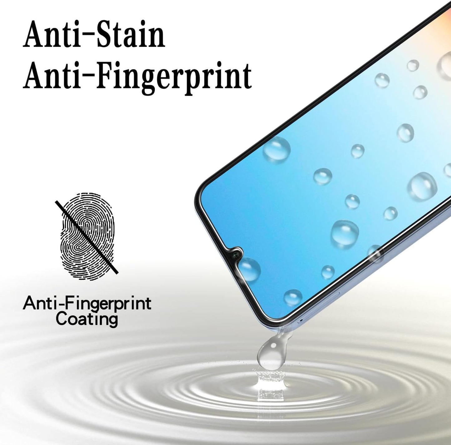 [2-Pack A17 5G A16 5G MAYtobe Screen Protector Designed for Samsung Galaxy / Tempered Glass, Bubble Free, Anti Scratch