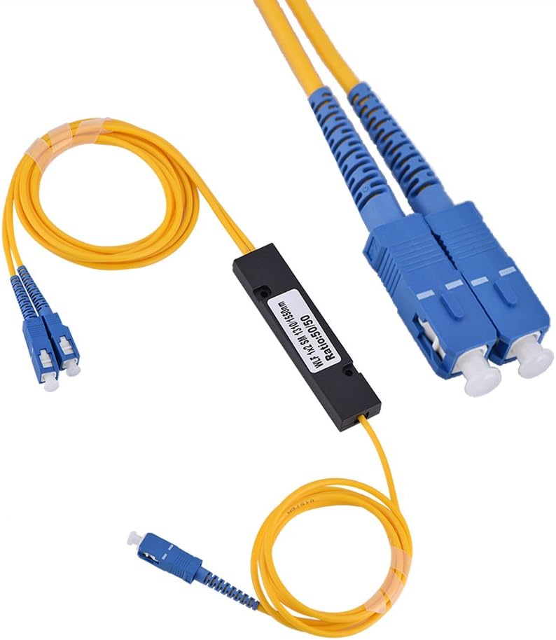 1 2 Joyzan SS Optical Fiber Splitter Cable, to Singlemode SC SC Connector, Digital Audio Splitter for Home Theatre