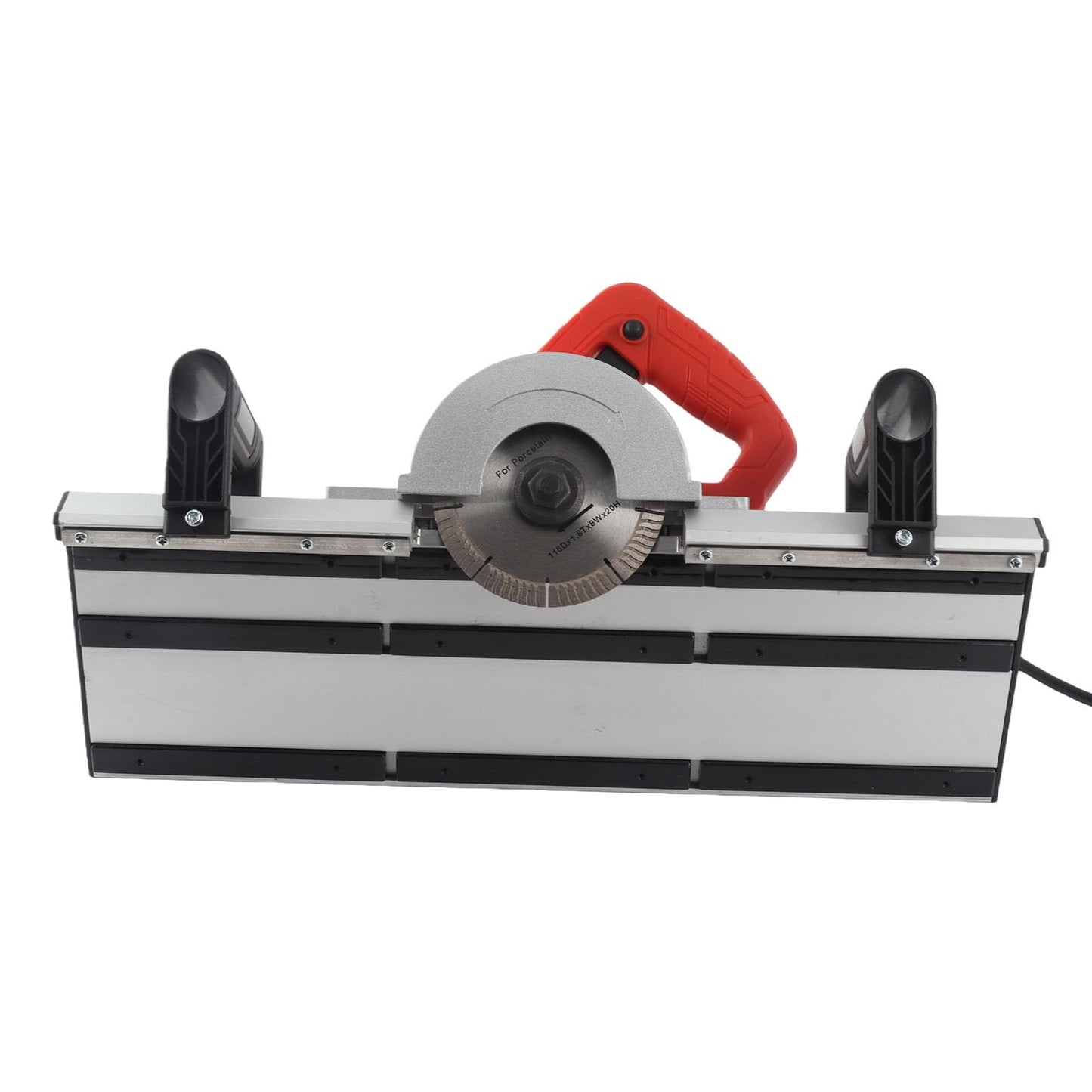 Electric Tile Bevel Cutter with Saw Cutter, 45 Degree 13000RPM 1200W High Strength Tile Chamfering Machine with 12V 2.2m Hose, Less Dust Design Ceramic Tile Chamferer