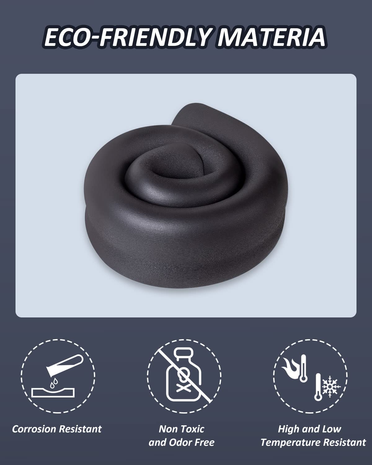 Pipe Insulation Foam Tube - 1/4" Foam Tubing for AC Unit, Guitar Stands, Exercise Machine Handle and Roof Rack, etc, 1/4"(6mm) ID 15/16"(24mm) OD - 6Ft