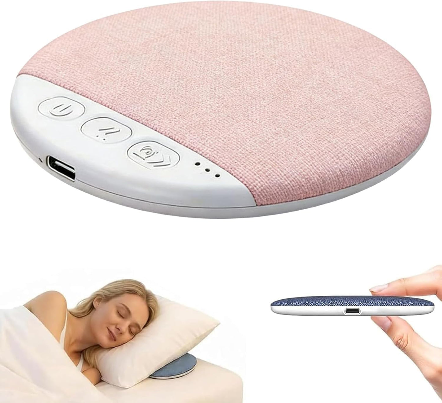 Generic Bluetooth Under Pillow Speaker, Mini Portable Under Pillow Speaker for Sleeping,Ultra Thin Pillow Speakers