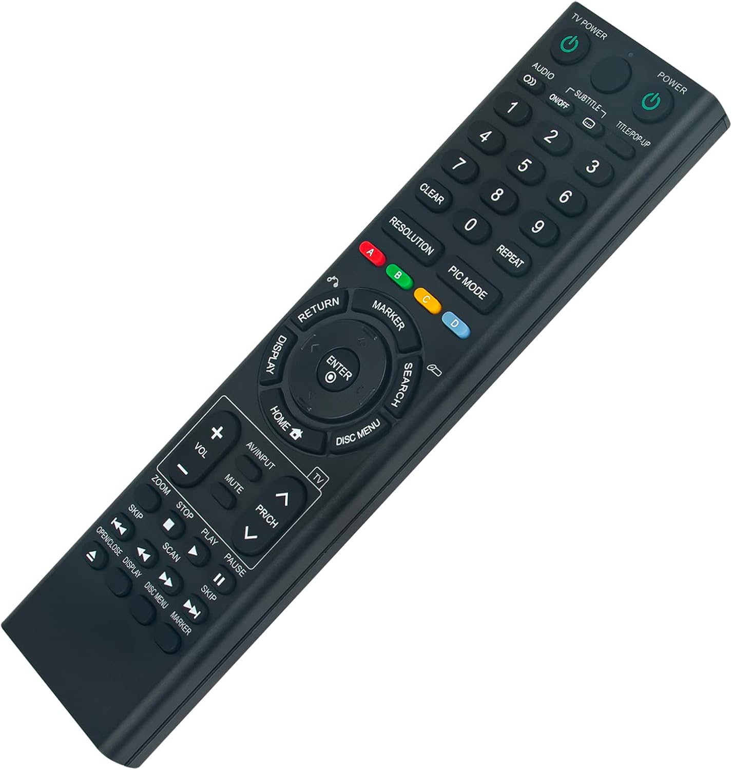 ECONTROLLY AKB68183605 BD390V-N BD390 BD390C BD390V Replaced Remote Control fit for LG Blu-Ray Disc Player Recorder