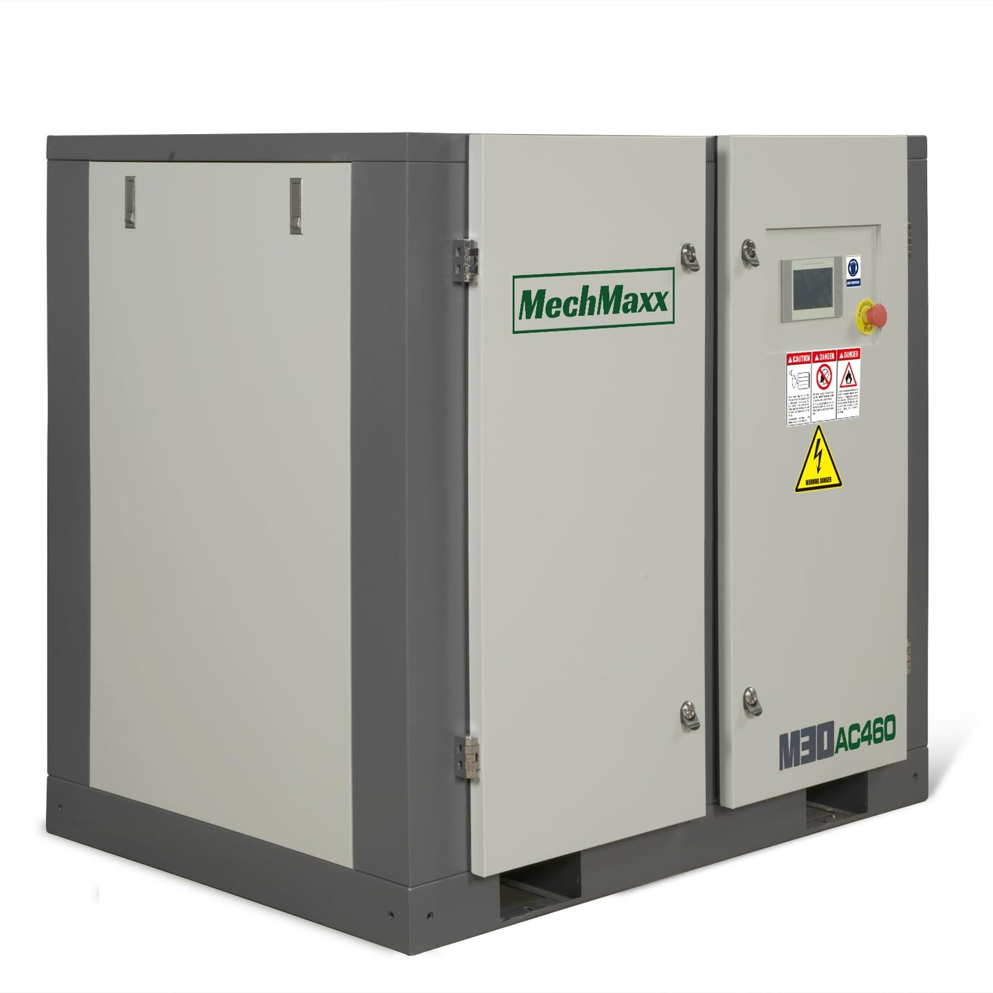 MechMaxx 106CFM Industrial Rotary Screw Air Compressor 30HP 116PSI 460V 3Phase Industrial-Grade,Model M30AC460