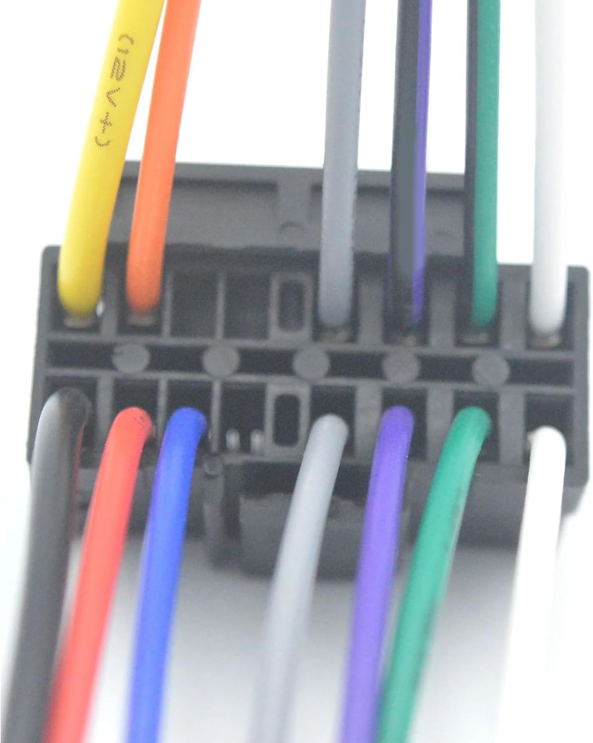 TNNOKL 16 Pin Plugs Car Stereo Radio Music Player Cable Player Adapter Wiring Harness Connector Replacement Essential
