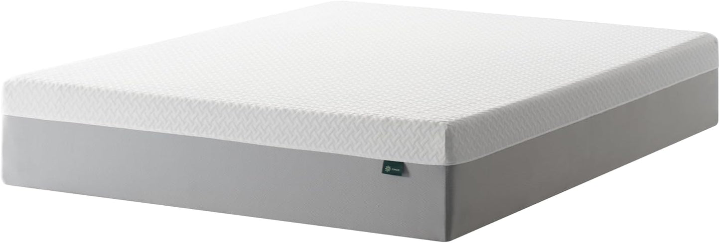 Zinus 12 Inch Green Tea Memory Foam Mattress - Queen Size, Fiberglass Free, Medium Feel, Breathable Design