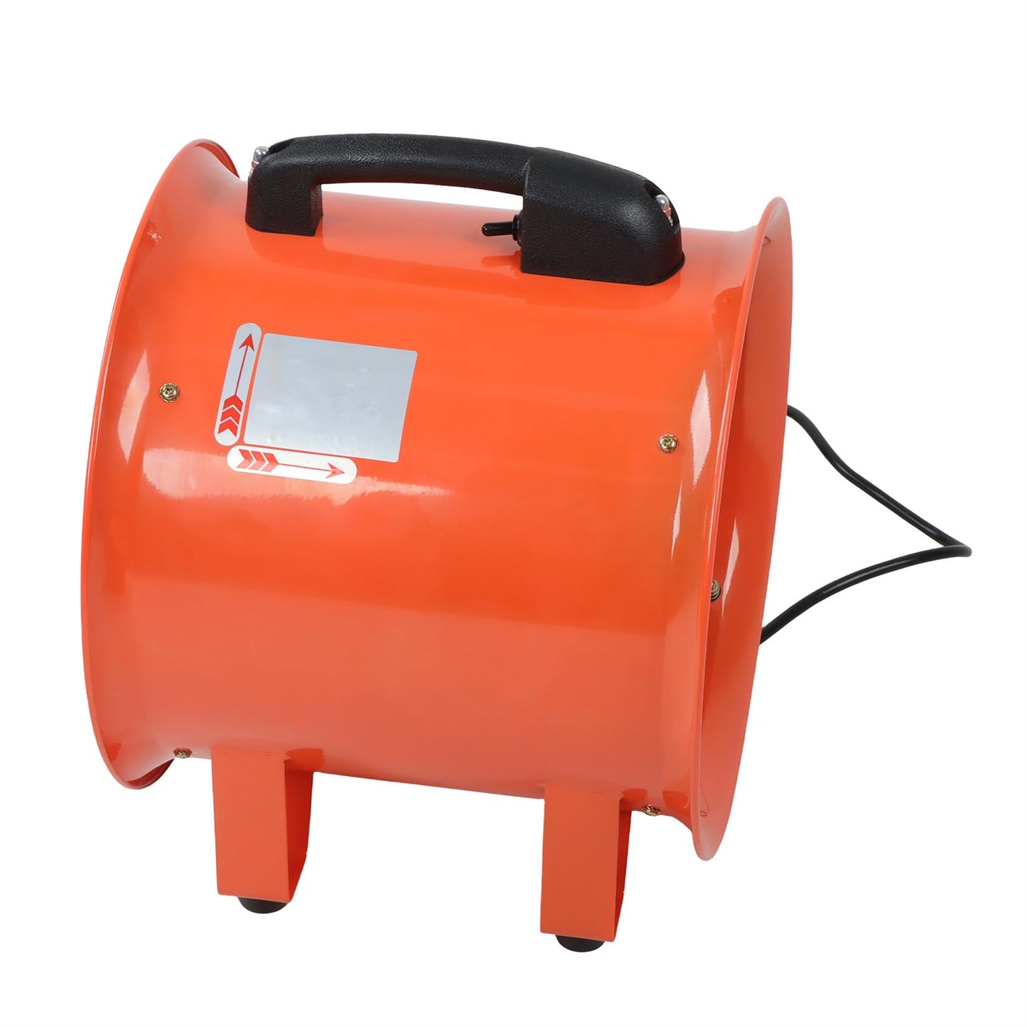 findmall 10 Inch Air Mover Blower Fan with 33Ft Flexible Duct Industrial Portable Air Blower Fan 320W 1520CFM 3300RPM for Extraction and Ventilation, Industrial, Paint Booth
