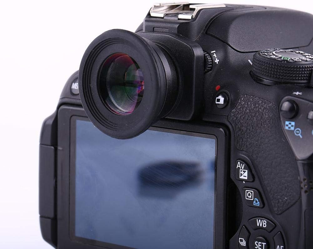 1.5X 6 EBTOOLS Fixed Focus Viewfinder, Eyepiece Magnifier Eyecup for DSLR Camera with Magnifier Mounting Bases Also