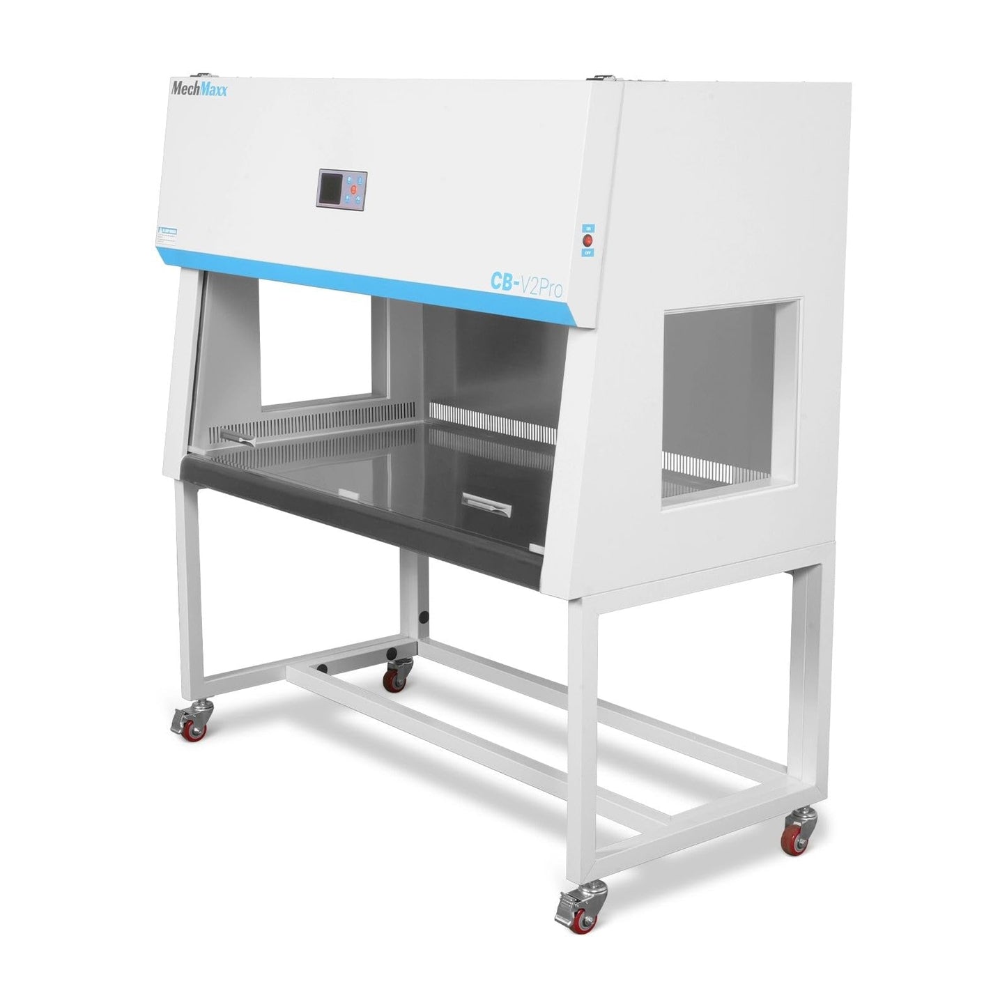 MechMaxx 57.5″ Wide CB-H2Pro Horizontal Laminar Flow Clean Bench with HEPA Filtration & UV Sterilization | ISO Class 5, CB-V2Pro