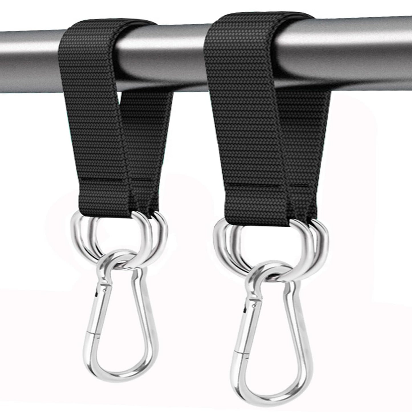 Favuit Fitness Pulley Cable Attachments, Tricep Extension Strap Cable Attachments Straps Cable Pulley System Accessories Home Gym Fitness Strap for Greater Range of Motion (Straps)