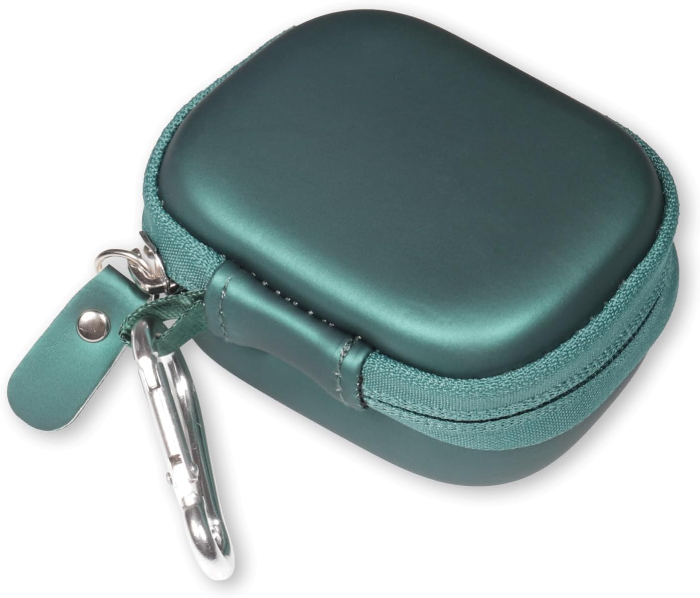 CaseSack X08 60H, Case for TAGRY Bluetooth Headphones True Wireless Earbuds mesh Pocket for Charge Cable (Green)