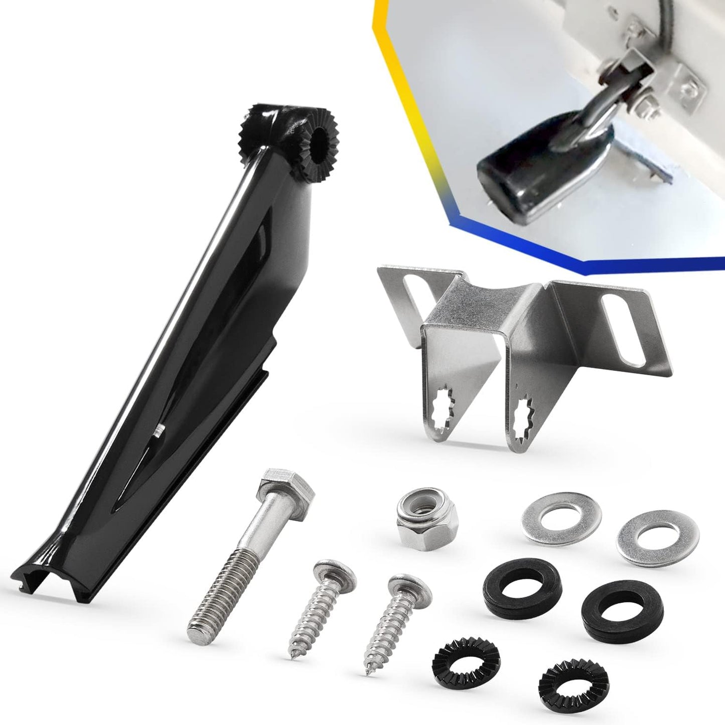 000-10262-001 Skimmer, Skimmer 3D Skimmer Replacement Mount for DSI Transducer Mount Bracket Compatible with Transom