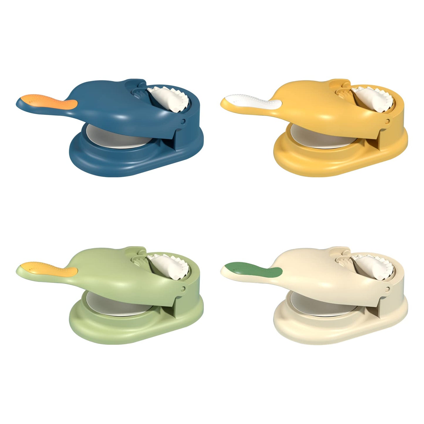 Mrisata 2 in 1 Dumpling Maker, Dumpling Press, Dumpling Maker Machine, Multifunction Dumpling Set, Dumplings Skin Artifact DIY Tool, Manual Dumpling Press Maker, Dumplings Maker Press (B)