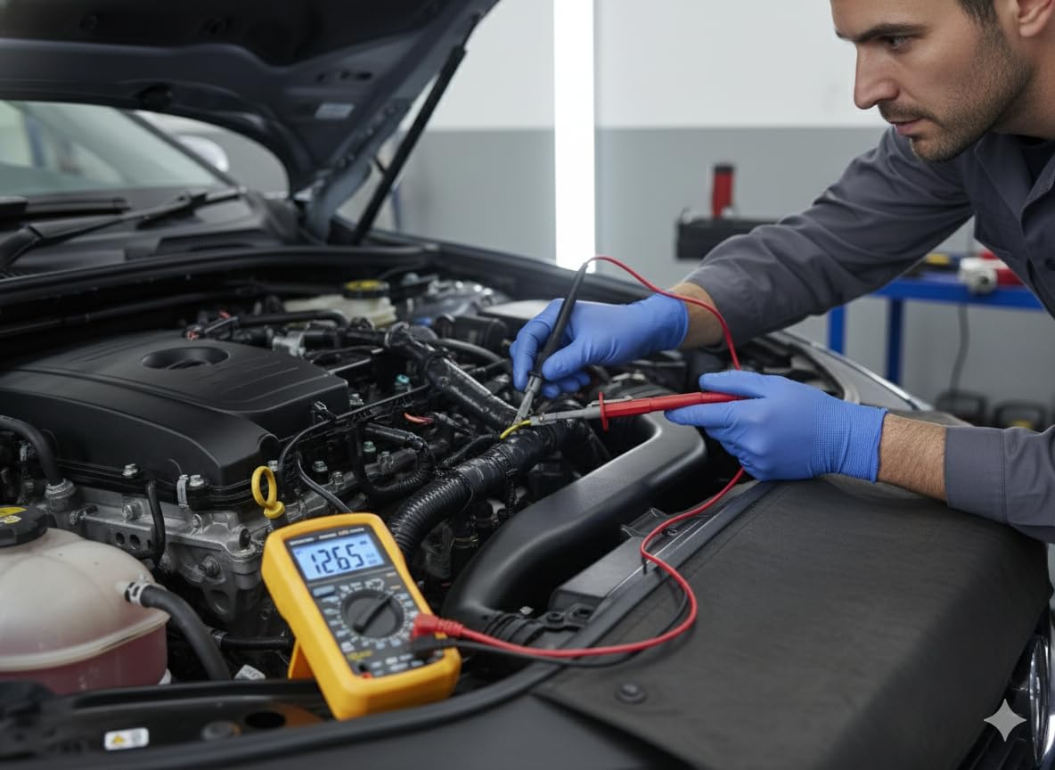 VC4060 Digital Motor Checker Insulation Tester, 3-in-1 Professional Inductance Milliohm Meter Megohmmeter for EV Auto Repair, Coil & Winding Resistance CAT III with Calibration Certificate