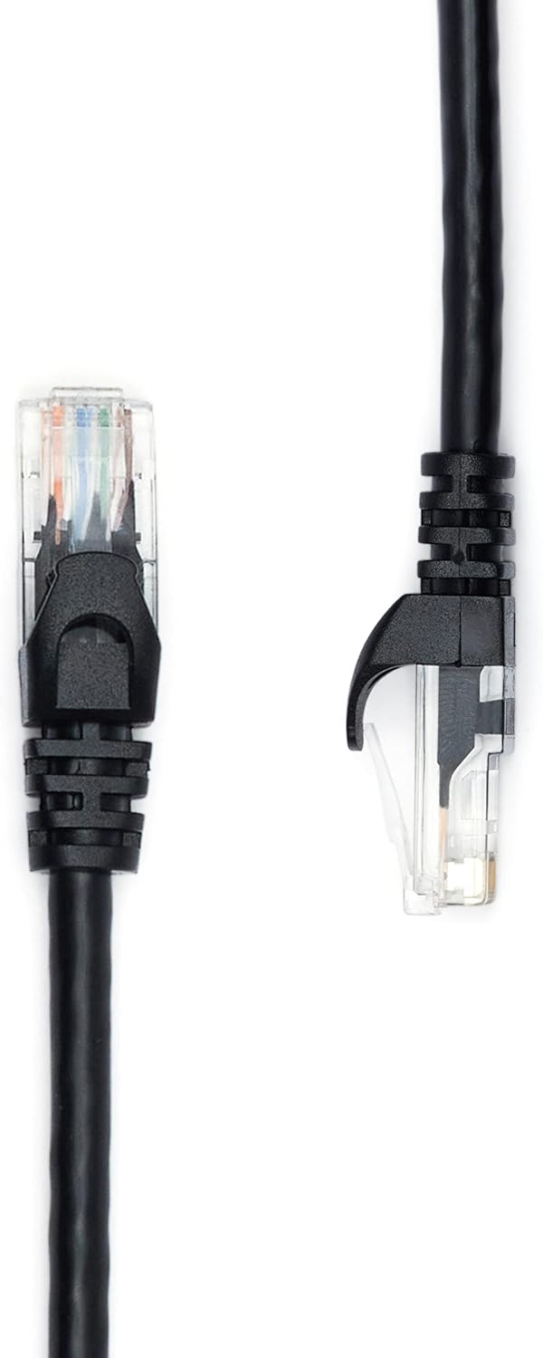 RJ45 6 10Gbps 250MHz, 10 Amazon Basics Cat Ethernet Patch Cable, High-Speed, Snagless, Gold-Plated Connectors, Foot