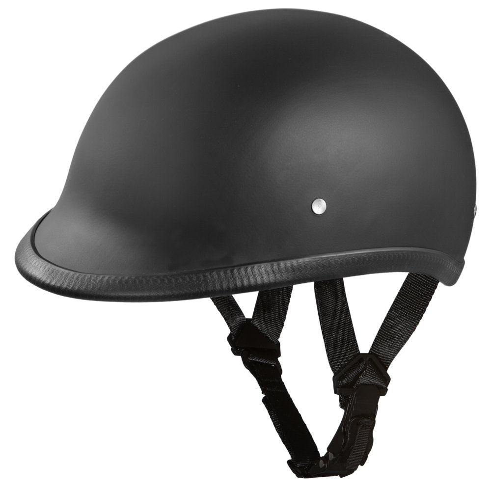 Daytona Helmets Half Shell Hawk Motorcycle Helmet | DOT Approved | Lightweight, Durable Protection with a Bold Edge-Built for Thrill-Seekers | Ride with Attitude and Assurance Every Mile