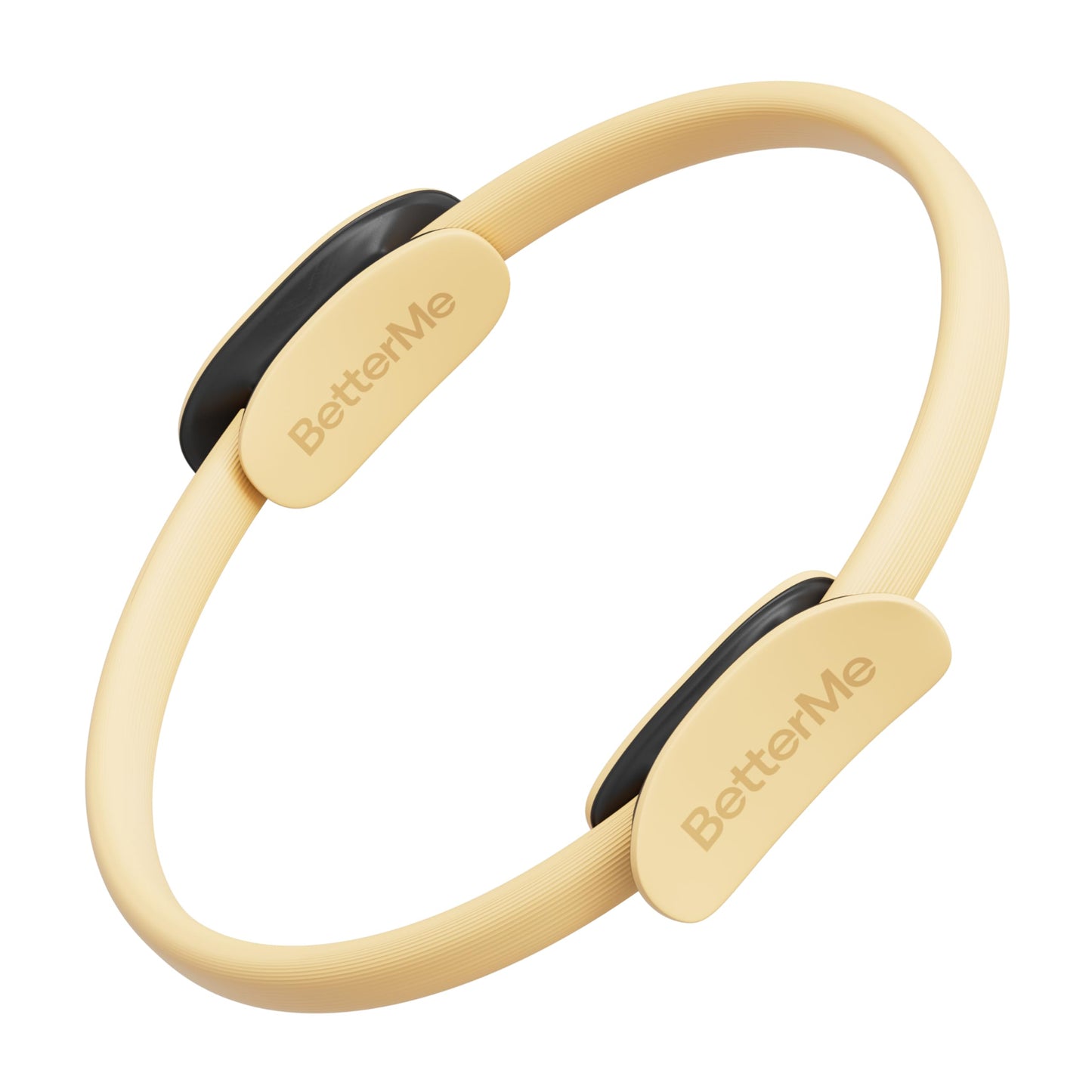 BetterMe Toning Pilates Ring – Magic Circle Pilates Ring for Strength & Flexibility – 15 Inch Fitness Ring for Home Pilates & Yoga Workouts (Butter Yellow)