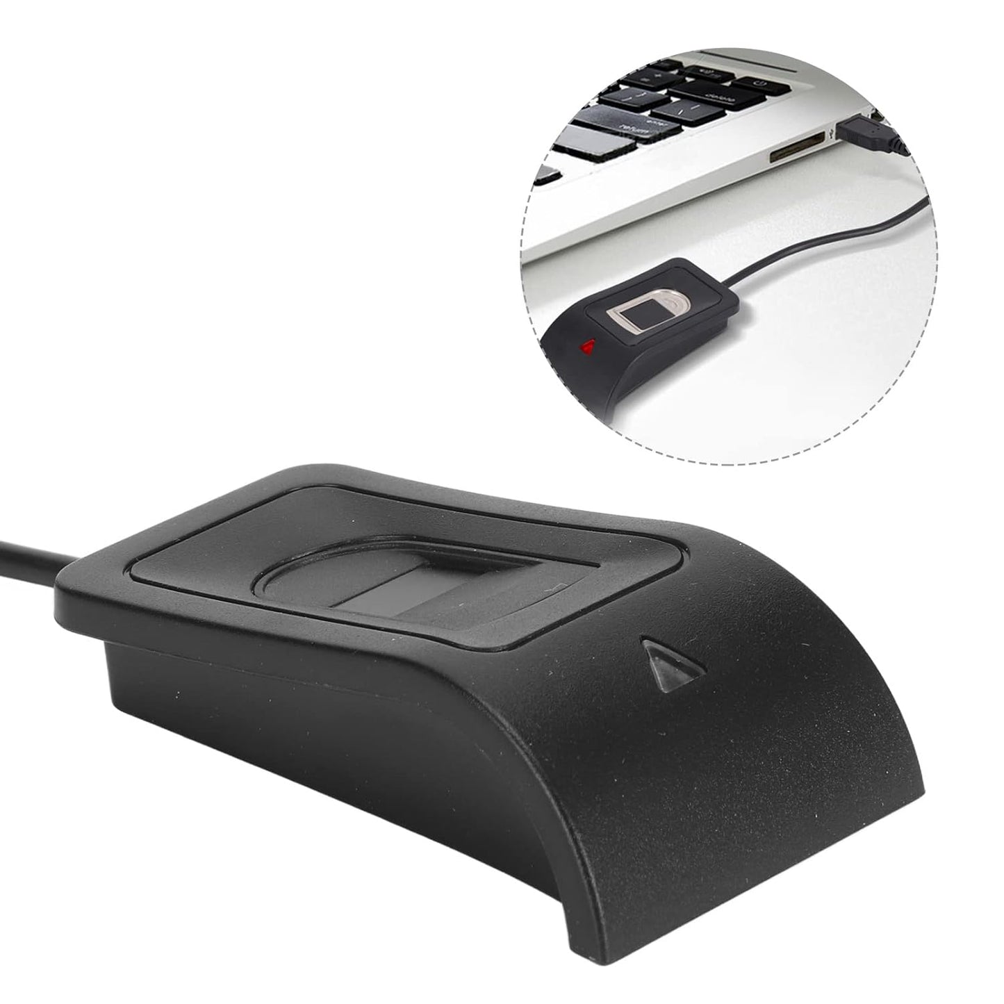 Naroote Fingerprint Reader, Fingerprint Reader Keyboard with Fingerprint Reader USB, Fingerprint Scanner USB