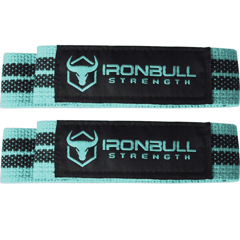 Lifting Wrist Straps for Weightlifting (1 Pair) – Padded Lifting Straps for Deadlifts, Powerlifting, Strength Training & Bodybuilding – Gym Straps for Men & Women (Mint - No Padding)