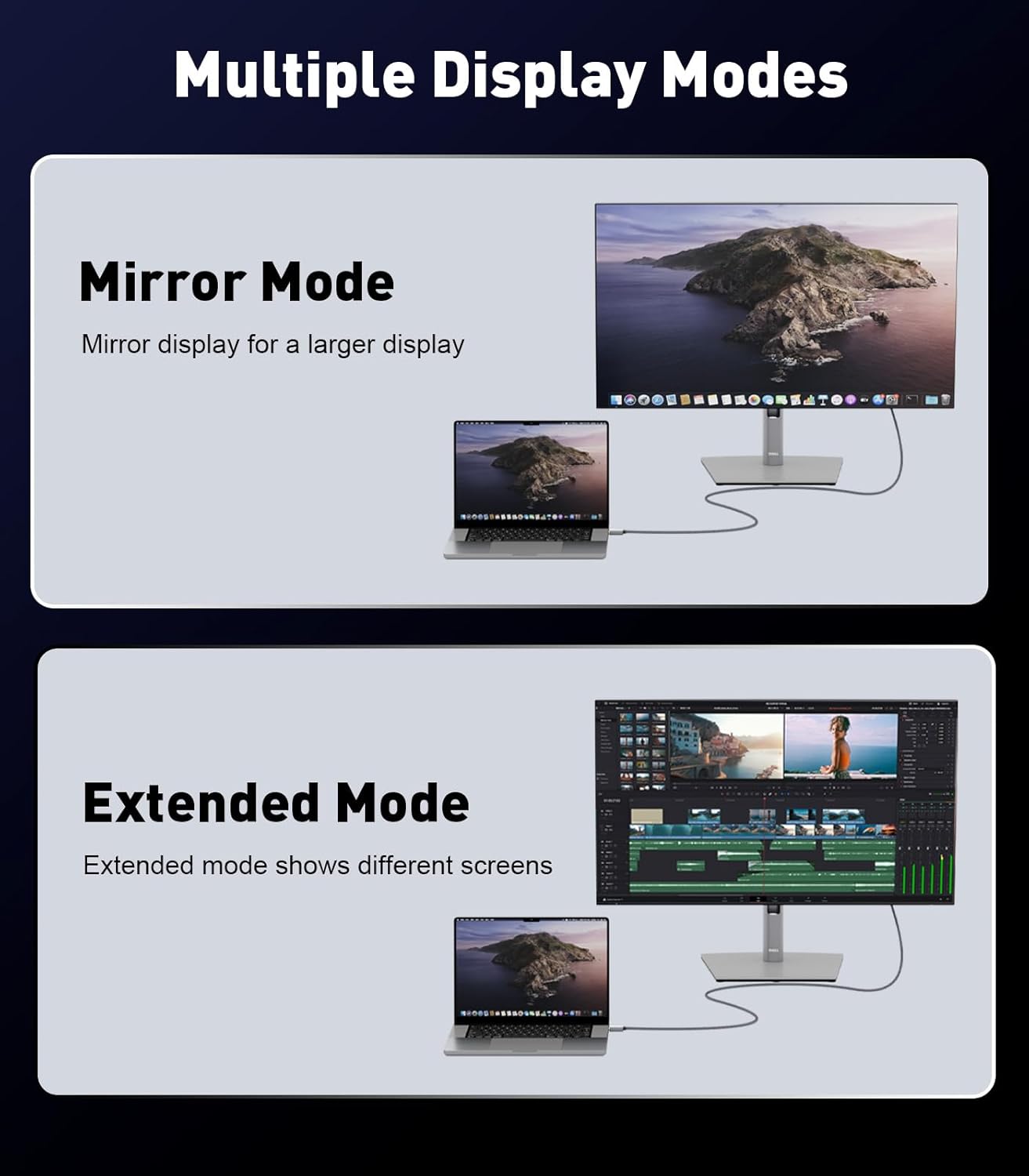 SWITCHFLUX 6FT 1080P@60Hz HDMI to VGA Adapter Cable [Metal Case, Nylon Cable] HDMI Male to VGA Male Uni-Directional